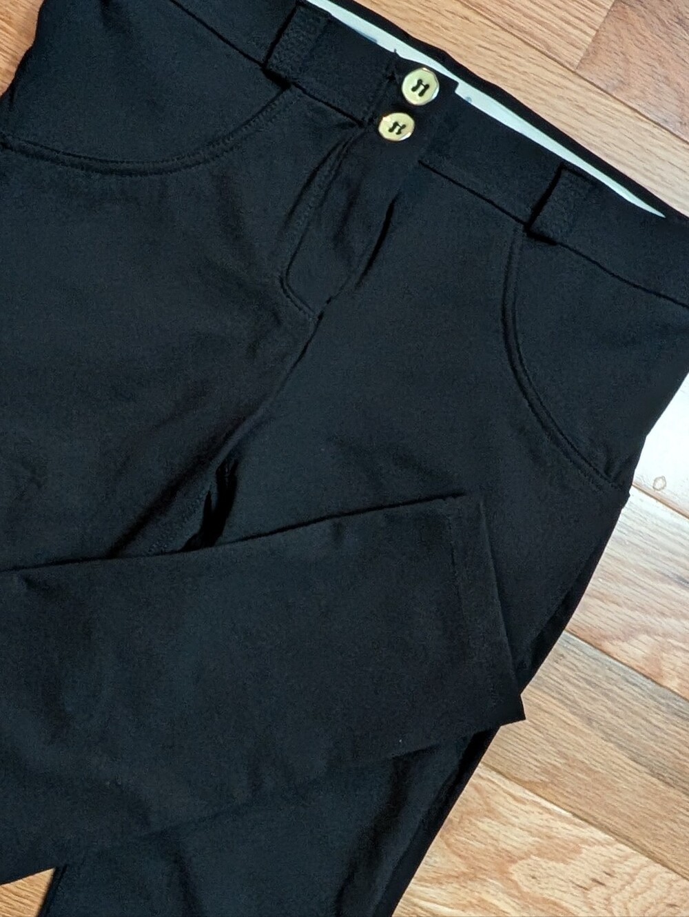 Freddy WR.UP Shaping Pants Black Skinny Stretch Size M US 6 Sculpting